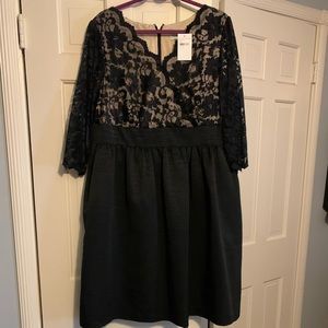 Black Lace Cocktail Dress